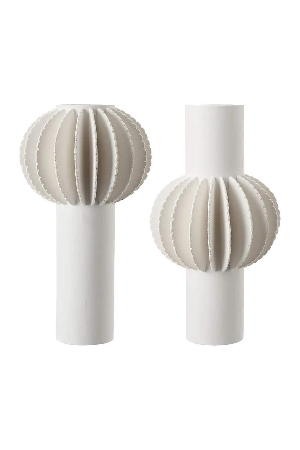 White Ceramic Petal Vase | Liang & Eimil Lara