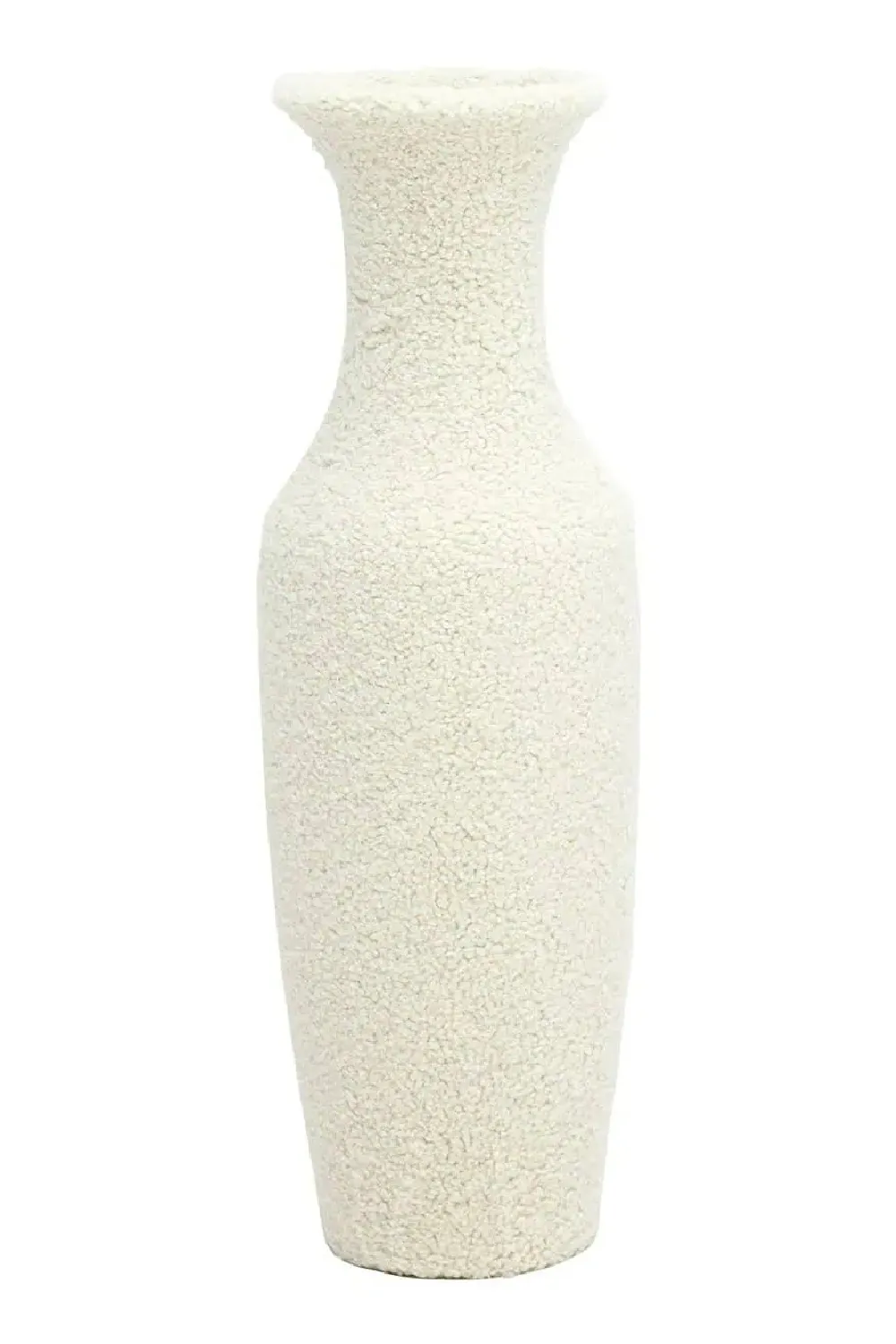 White Ceramic Vase | OROA Fluffy Vase,Glass Vase