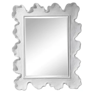 White Coral Inspired Scalloped Mirror Cutting Board,Kitchen Board