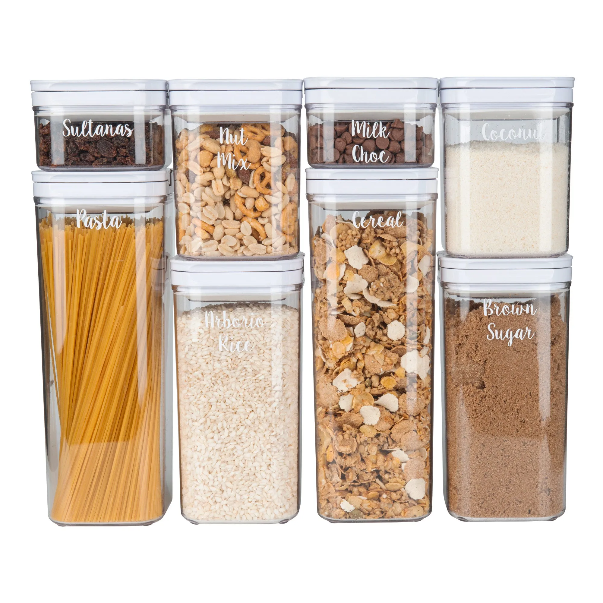 White Flip Canister Value Pack x 8