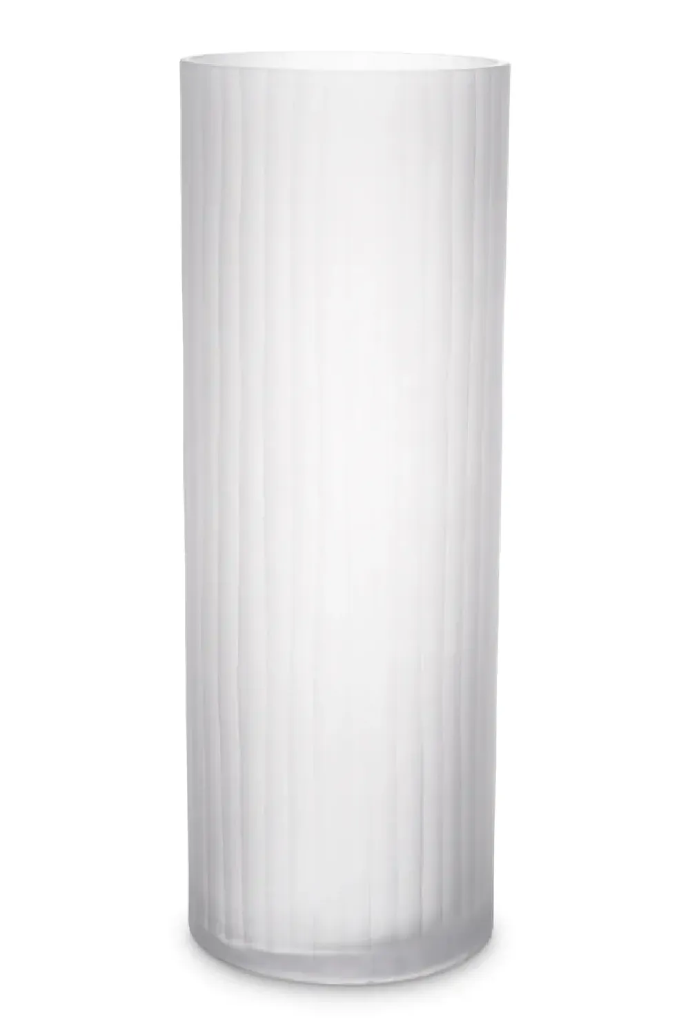 White Frosted Glass Vase | Eichholtz Haight