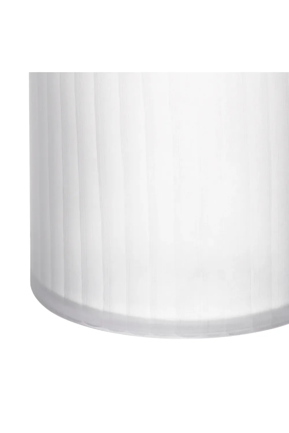 White Frosted Glass Vase | Eichholtz Haight