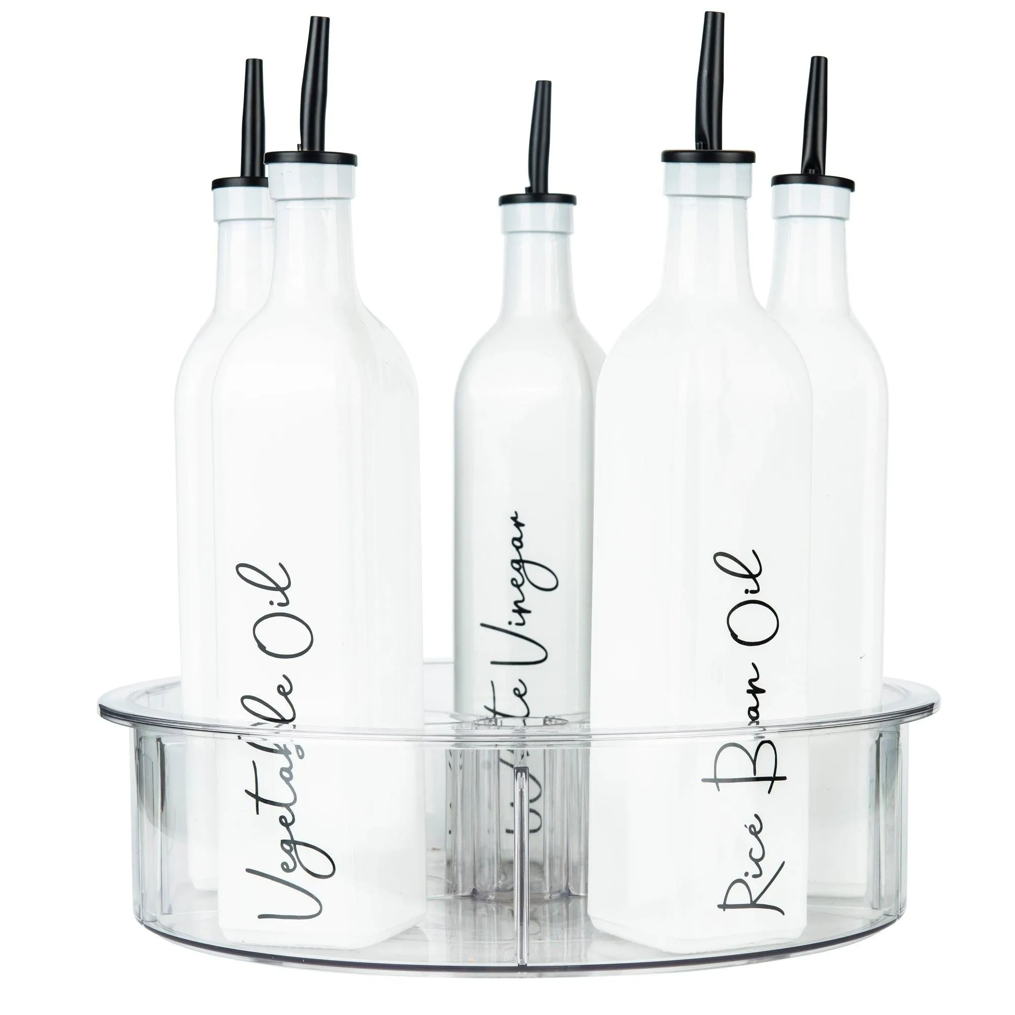 White Oil & Vinegar Bottles - 500ml