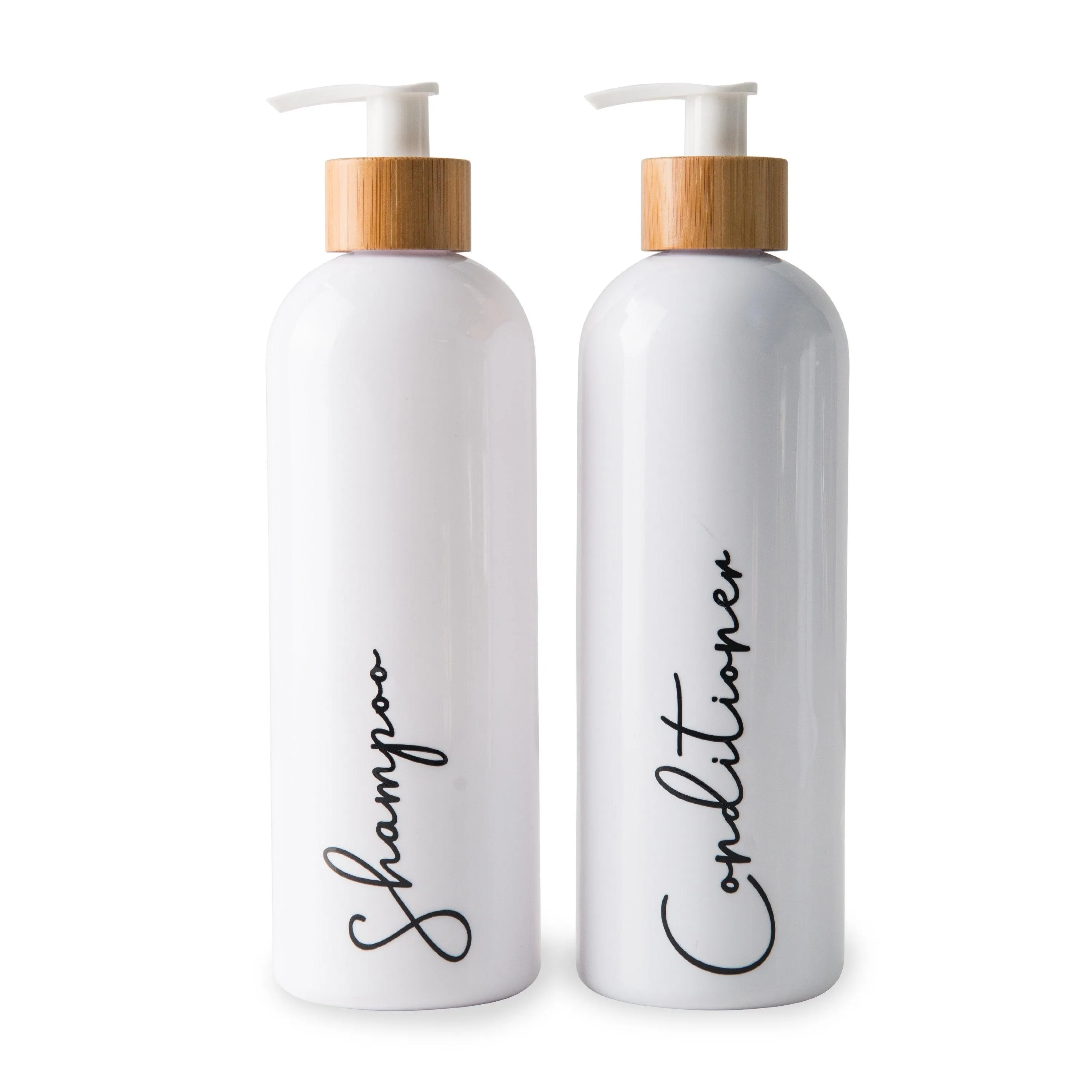 White Plastic Pump Bottle - 500ml
