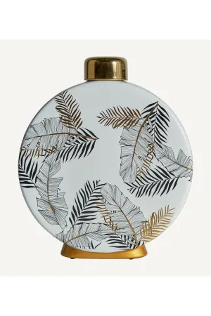 White Round Ceramic Vase | Vical Home Uxue Vase,Glass Vase
