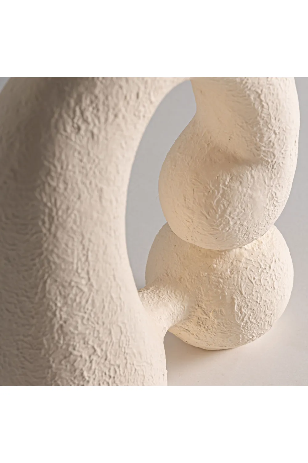White Terracotta Sculptural Vase | Vical Home Turiff