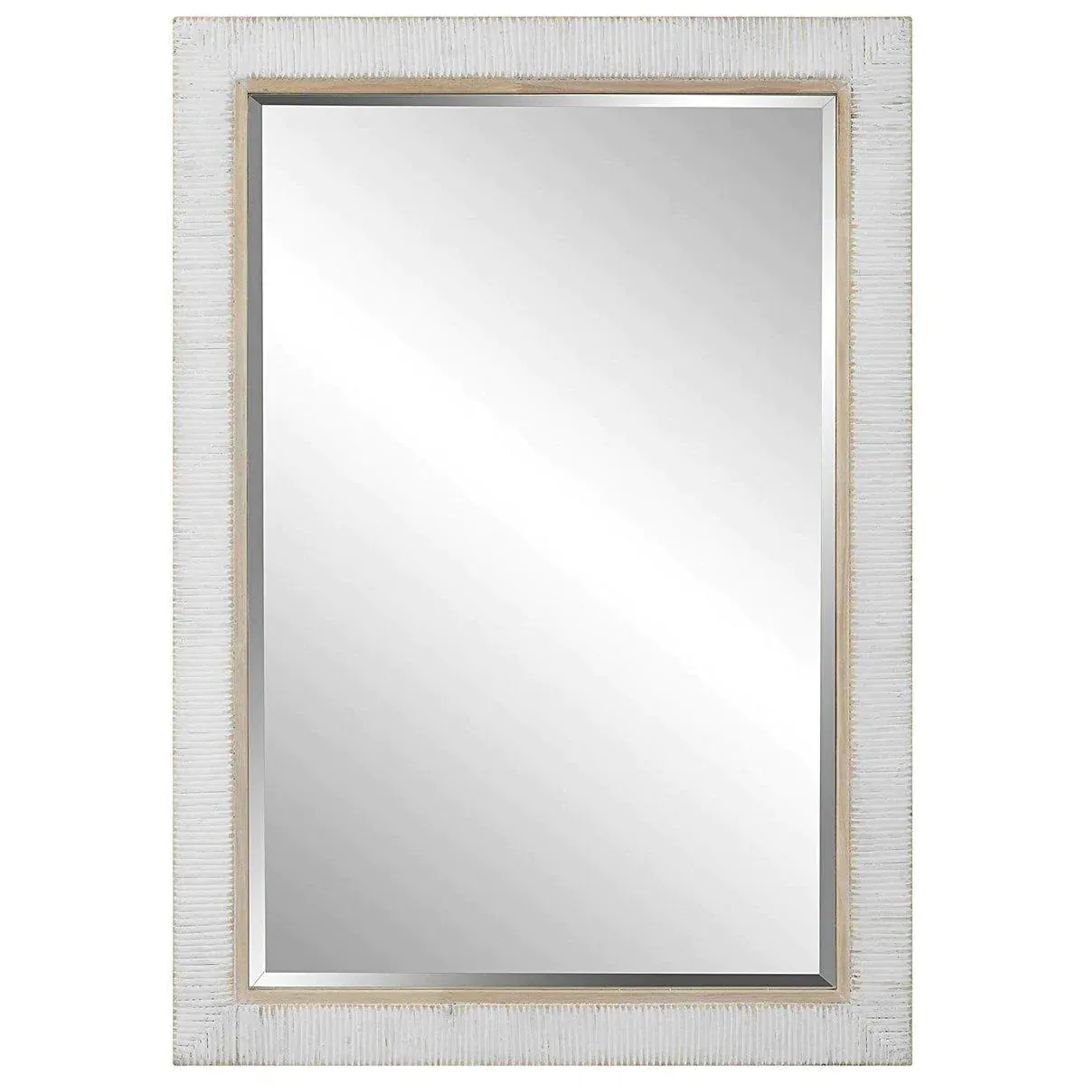 Whitewashed Rattan Wrapped Frame Wall Mirror Cutting Board,Kitchen Board