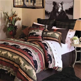 Wilbur Mountain Rustic Lodge Bedding luxury bedding, duvet cover