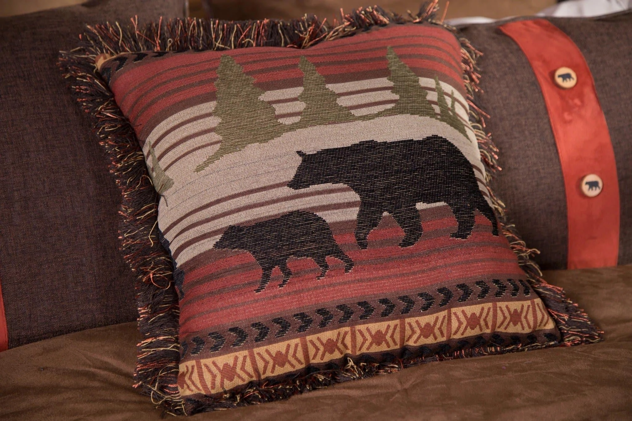 Wilbur Mountain Rustic Lodge Bedding