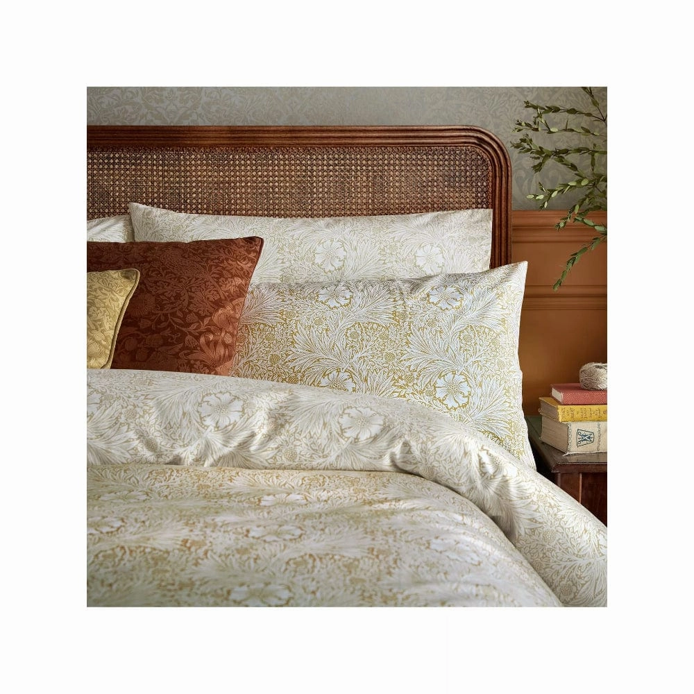 William Morris At Home Marigold Honey Duvet Set Double