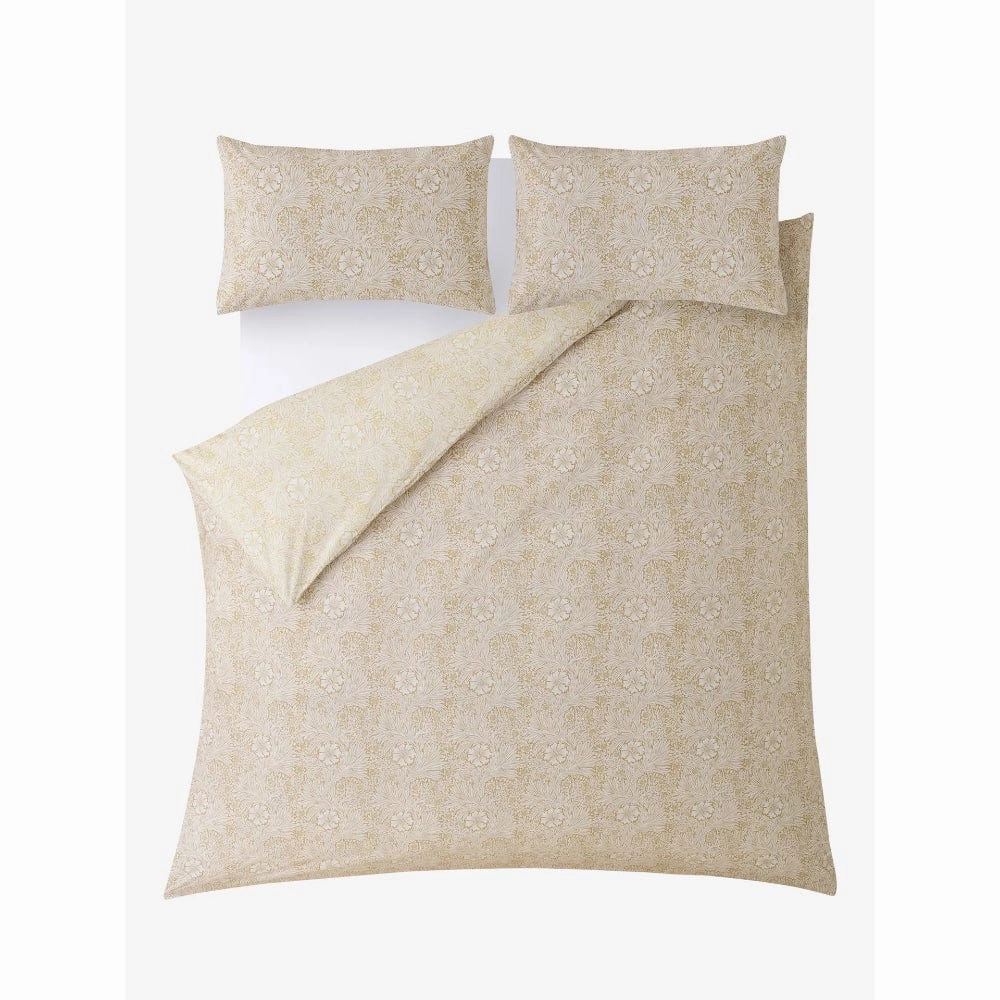 William Morris At Home Marigold Honey Duvet Set Double