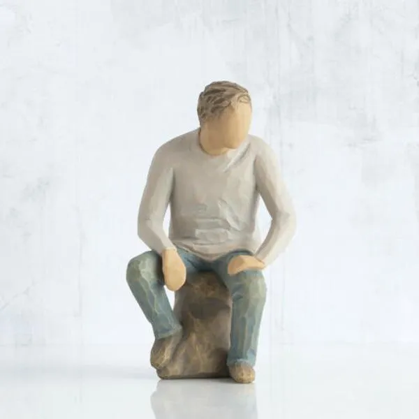 Willow Tree My Guy Figurine Decorative Mirror,Home Decor Mirror
