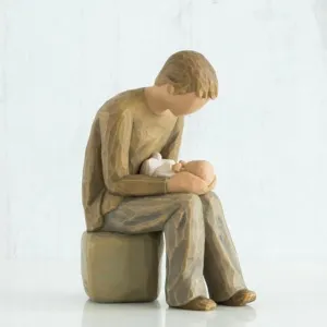 Willow Tree New Dad Figurine Decorative Mirror,Home Decor Mirror