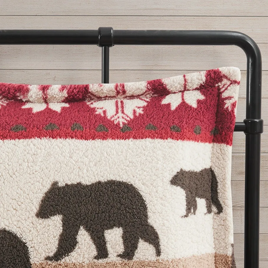 Winter Cabin Sherpa Comforter Set