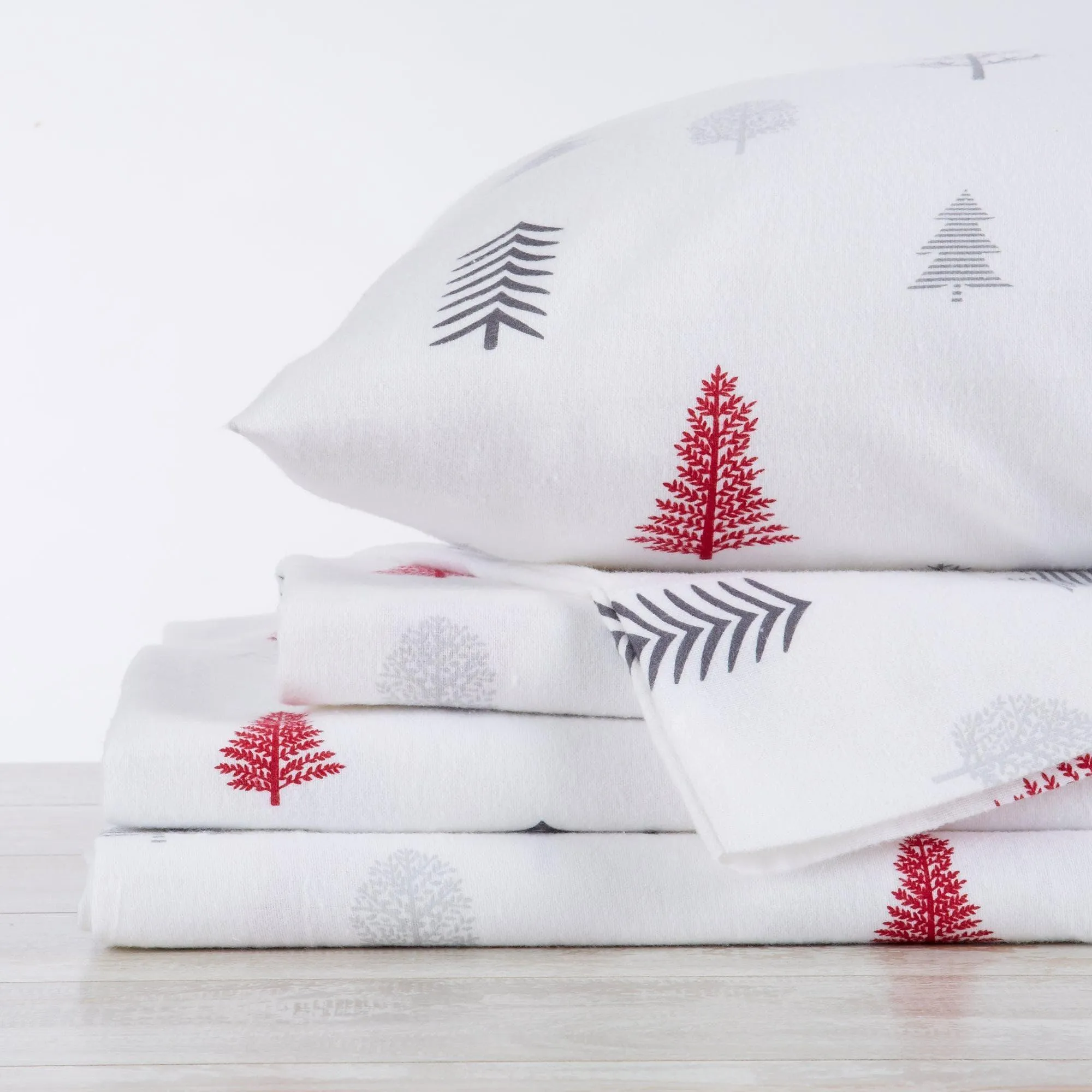 Winter Trees Cotton Sheet Set