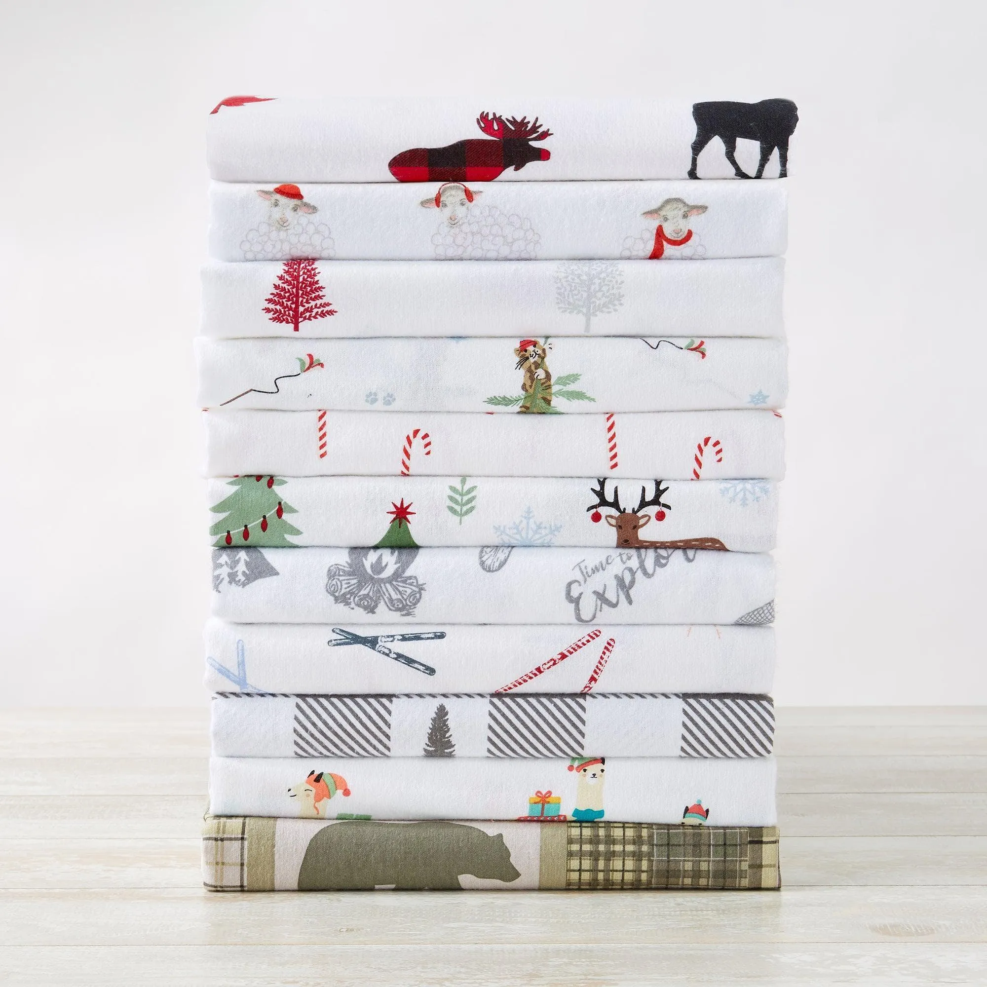 Winter Trees Cotton Sheet Set