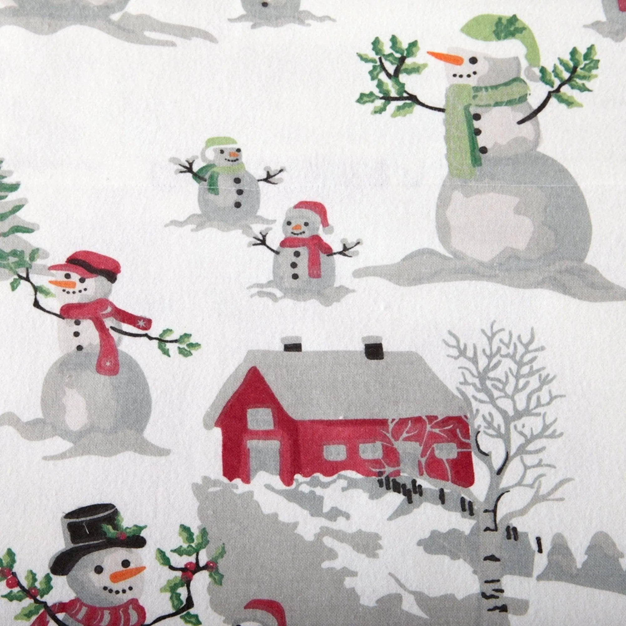 Winter Wonderland Cotton Flannel Sheets