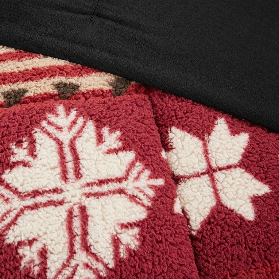 Winter Cabin Sherpa Comforter Set