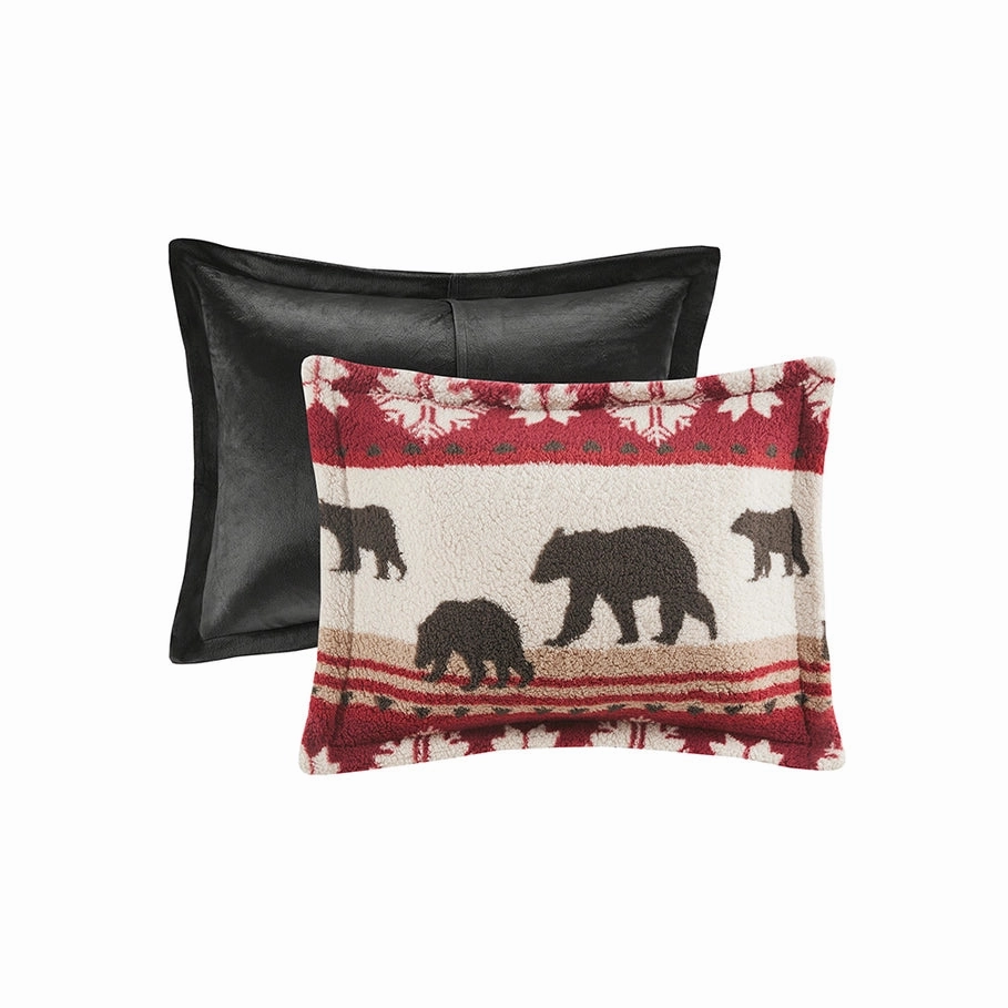 Winter Cabin Sherpa Comforter Set