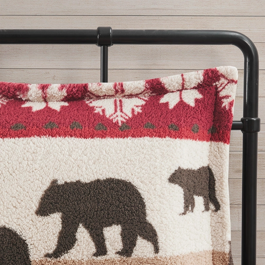 Winter Cabin Sherpa Comforter Set