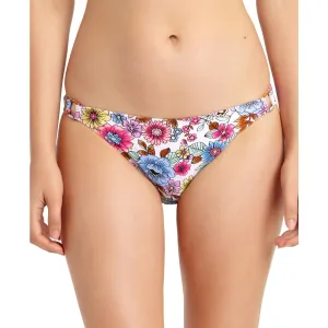 Womens Floral Print Ring Detail Swim Bottom Separates