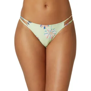 Womens Floral Print Strappy Swim Bottom Separates
