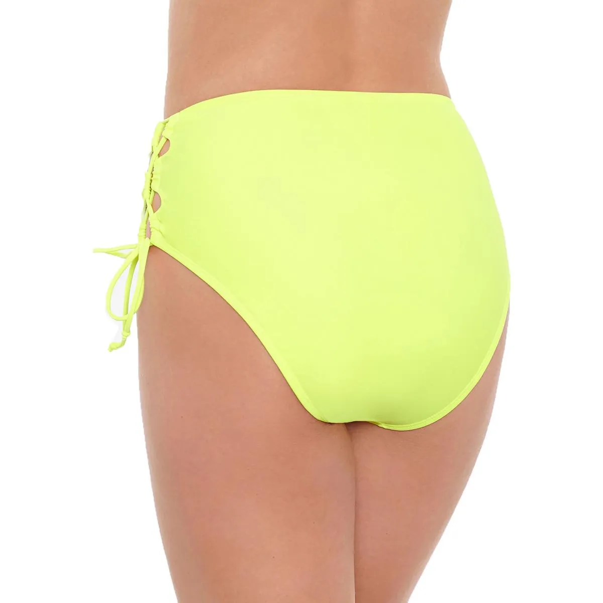 Womens High-Waist Side-Tie Swim Bottom Separates