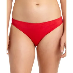Womens Hipster Ribbed Swim Bottom Separates