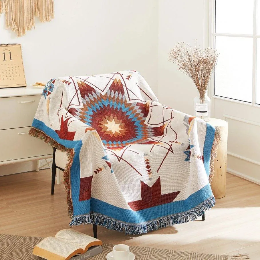 Woven Native Throw Blanket