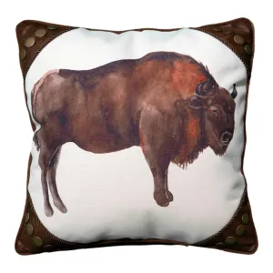 Wrangler Bison Throw Pillow storage cart, utility cart