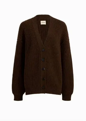 Wren Cardigan In Chesnut