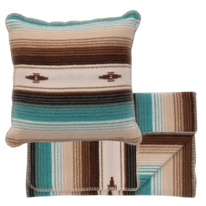 Yara Azul Scarf & Pillow Set pillow inserts, mattress pad