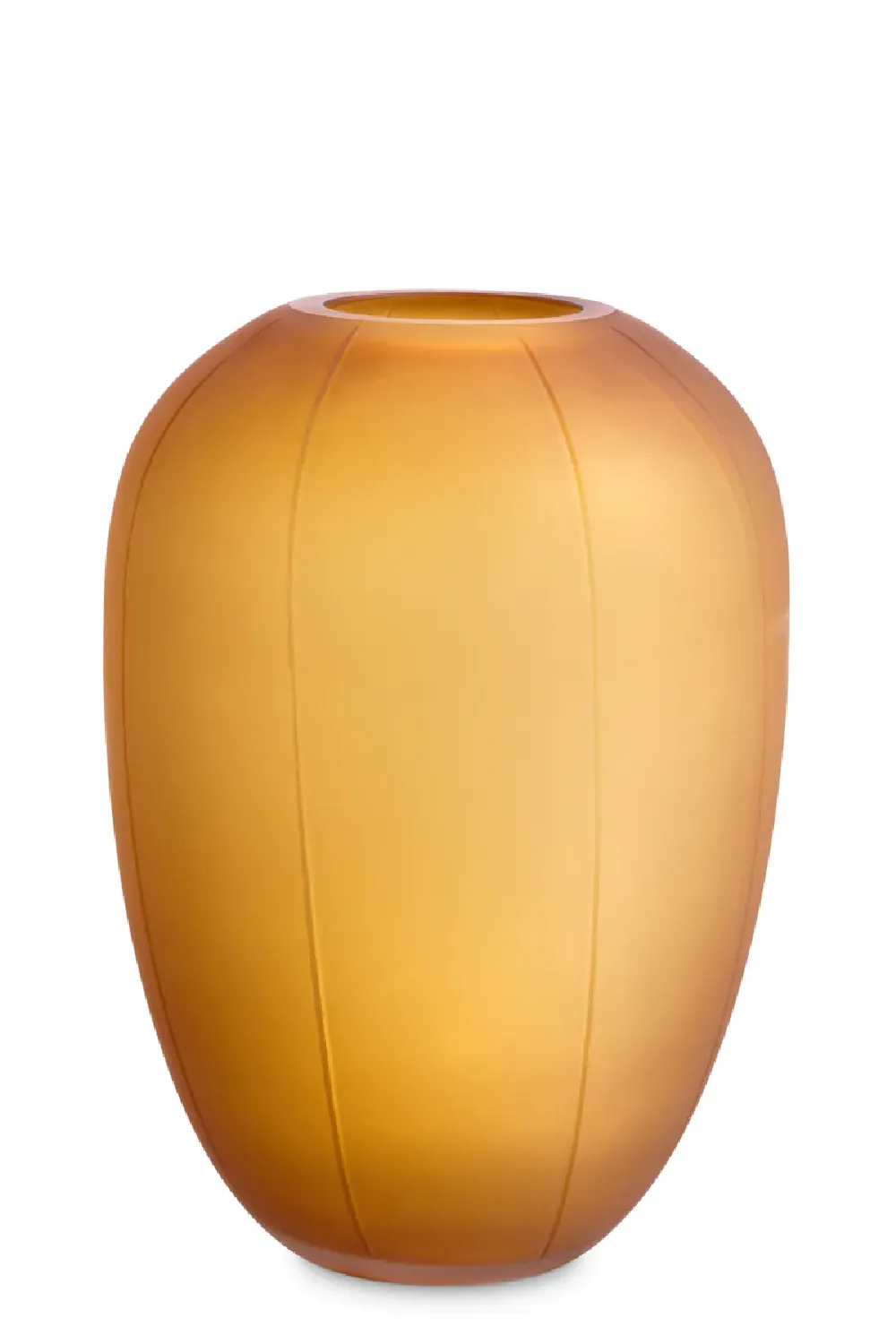 Yellow Glass Bouquet Vase | Eichholtz Zenna Vase,Glass Vase