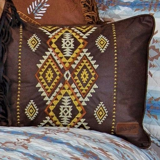 Yellowstone Diamond Embroidered Accent Pillow