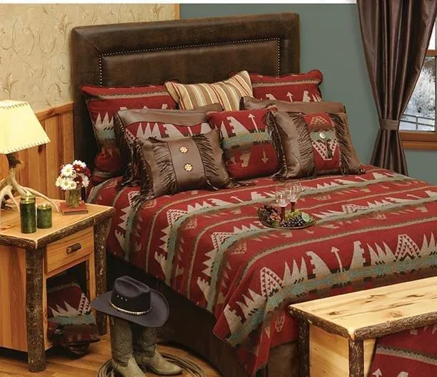 Yosemite Wampum Bedspreads   Ensemble Options