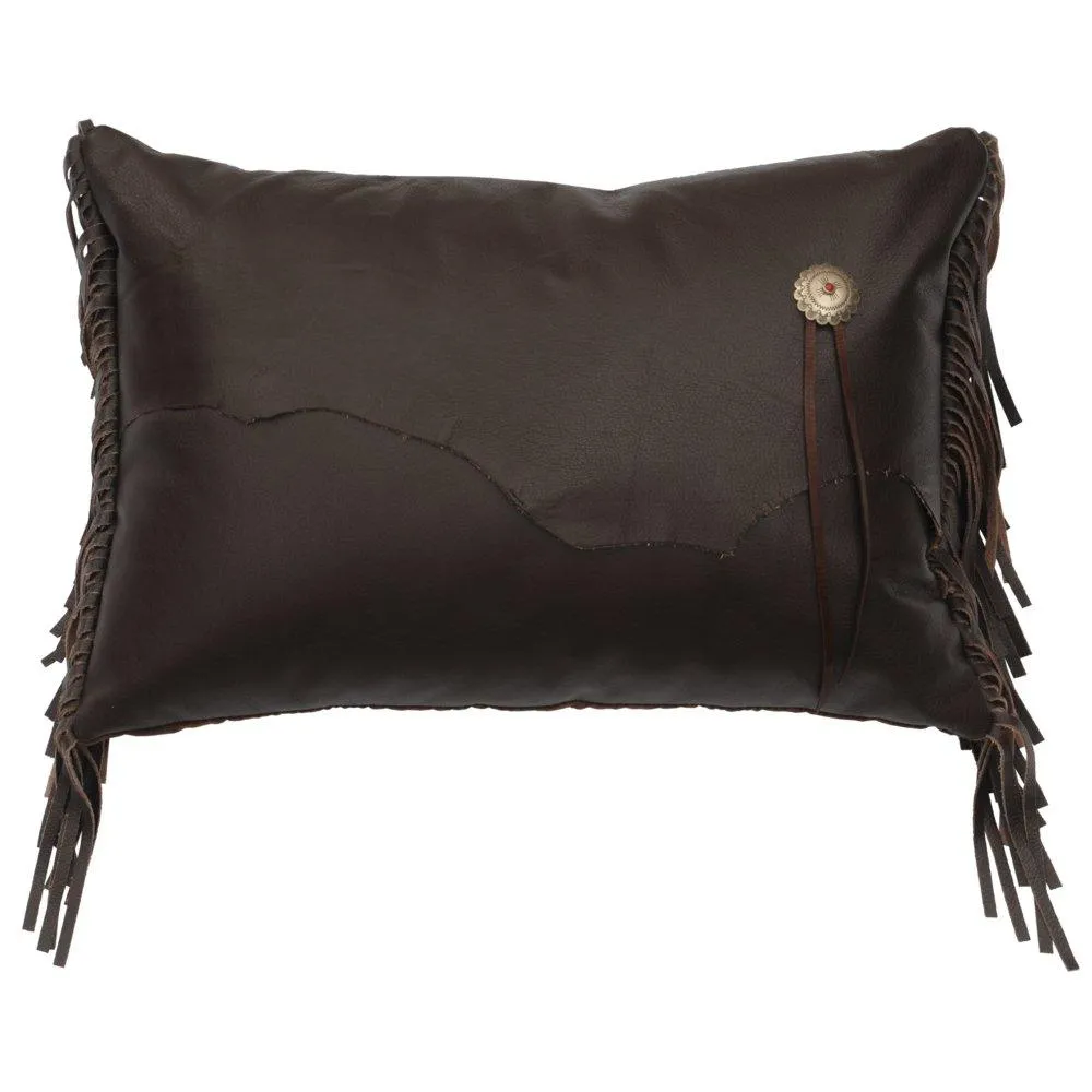 Yosemite Western Leather Accent Pillow storage cart, utility cart