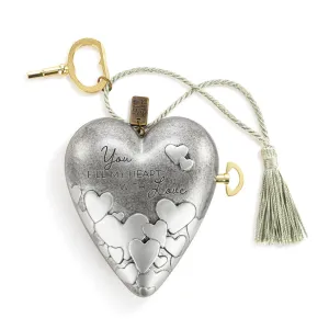 You Fill My Heart with Love Musical Art Heart Decorative Mirror,Home Decor Mirror