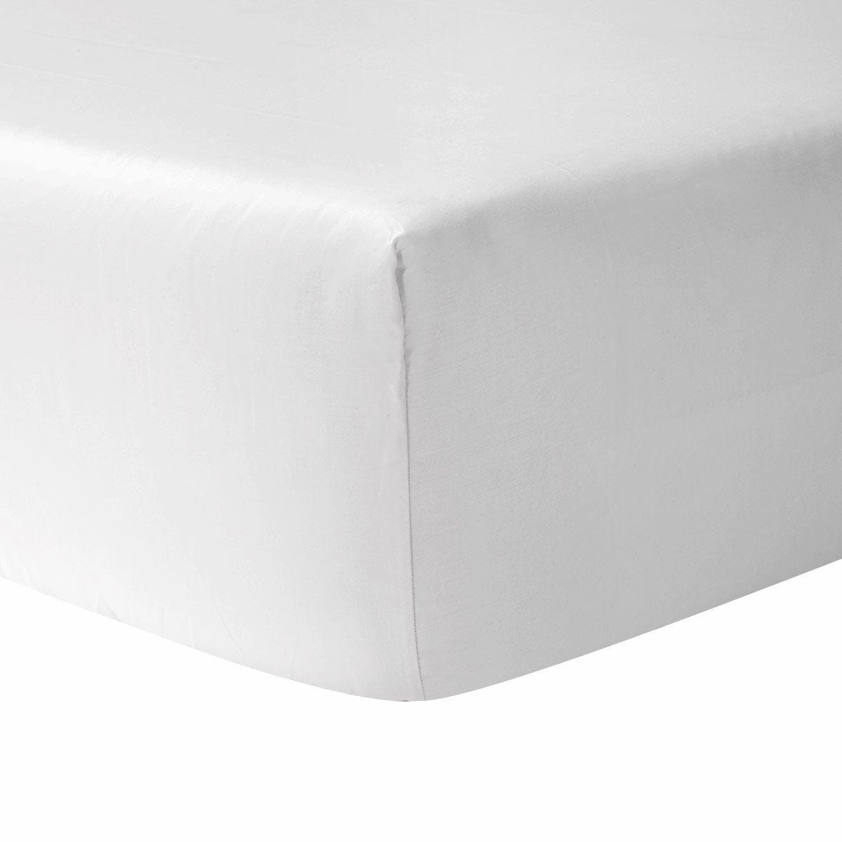 Yves Delorme Roma Blanc Fitted Sheet