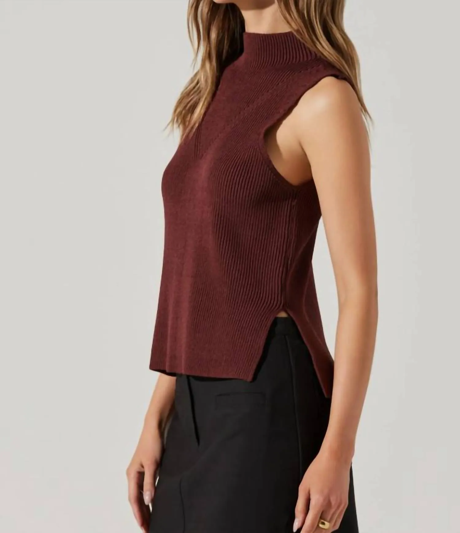 Zea Sweater In Mulberry