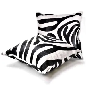Zebra Print Cowhide Accent Pillows storage cart, utility cart