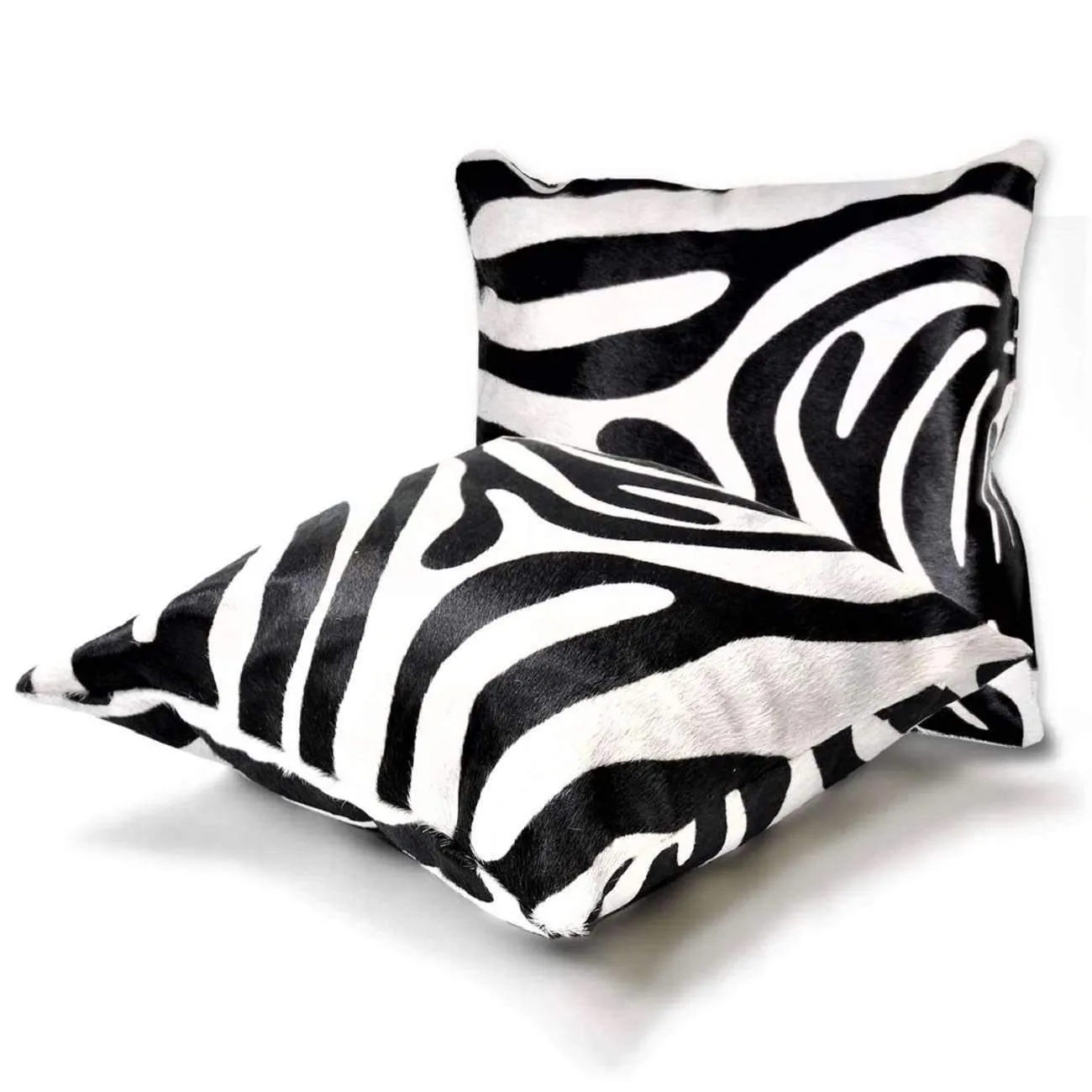 Zebra Print Cowhide Accent Pillows storage cart, utility cart