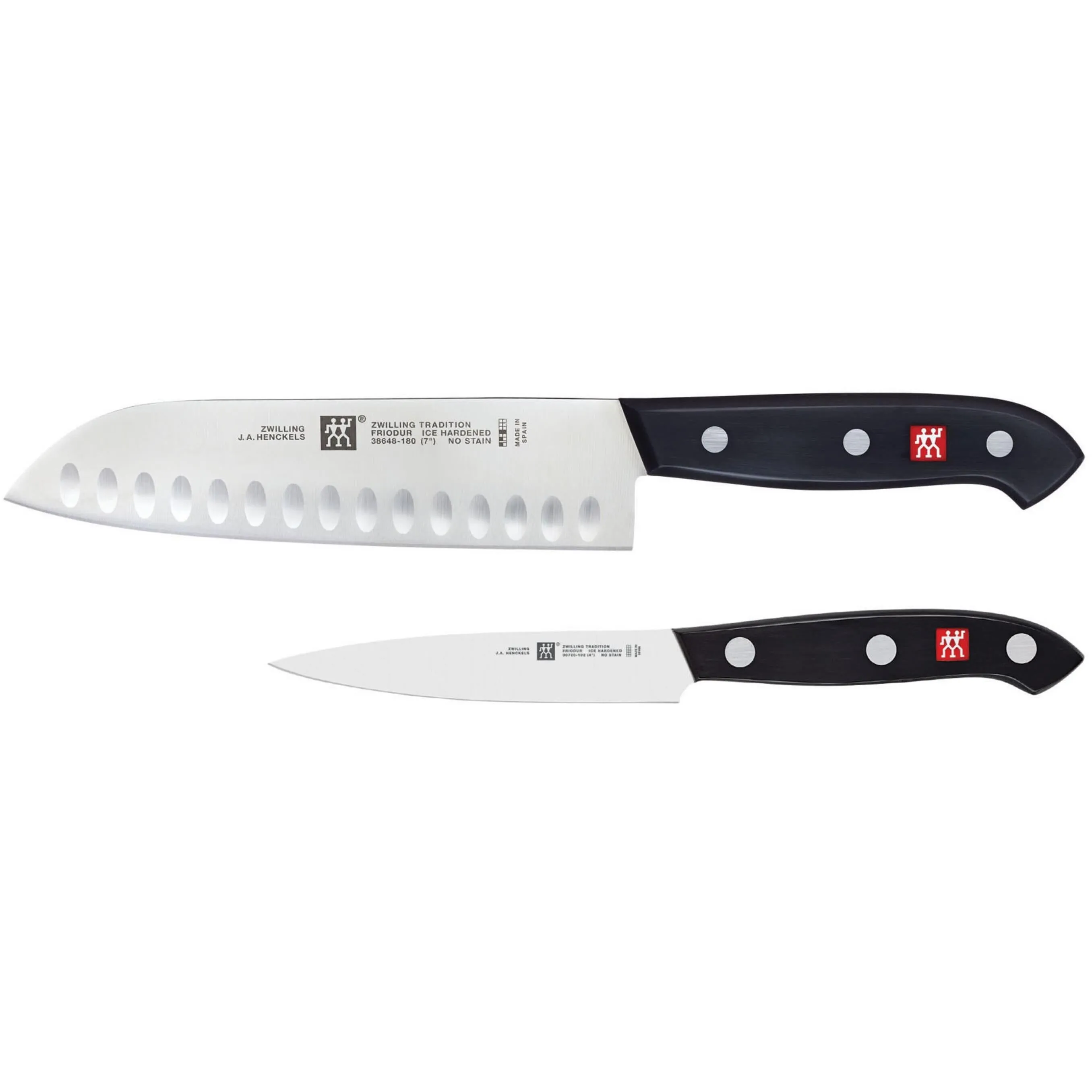 Zwilling 2-Piece Tradition Knife Set 1019245 jute rug, burlap rug