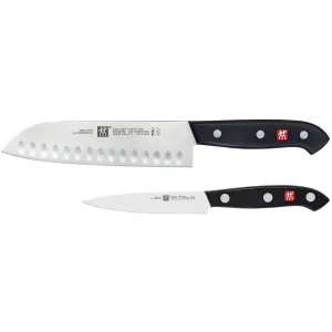 Zwilling 2-Piece Tradition Knife Set 1019245 jute rug, burlap rug