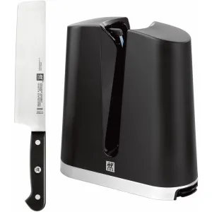 Zwilling 2-Piece V-Edge Sharpener and Gourmet Nakiri Set 1018768 jute rug, burlap rug