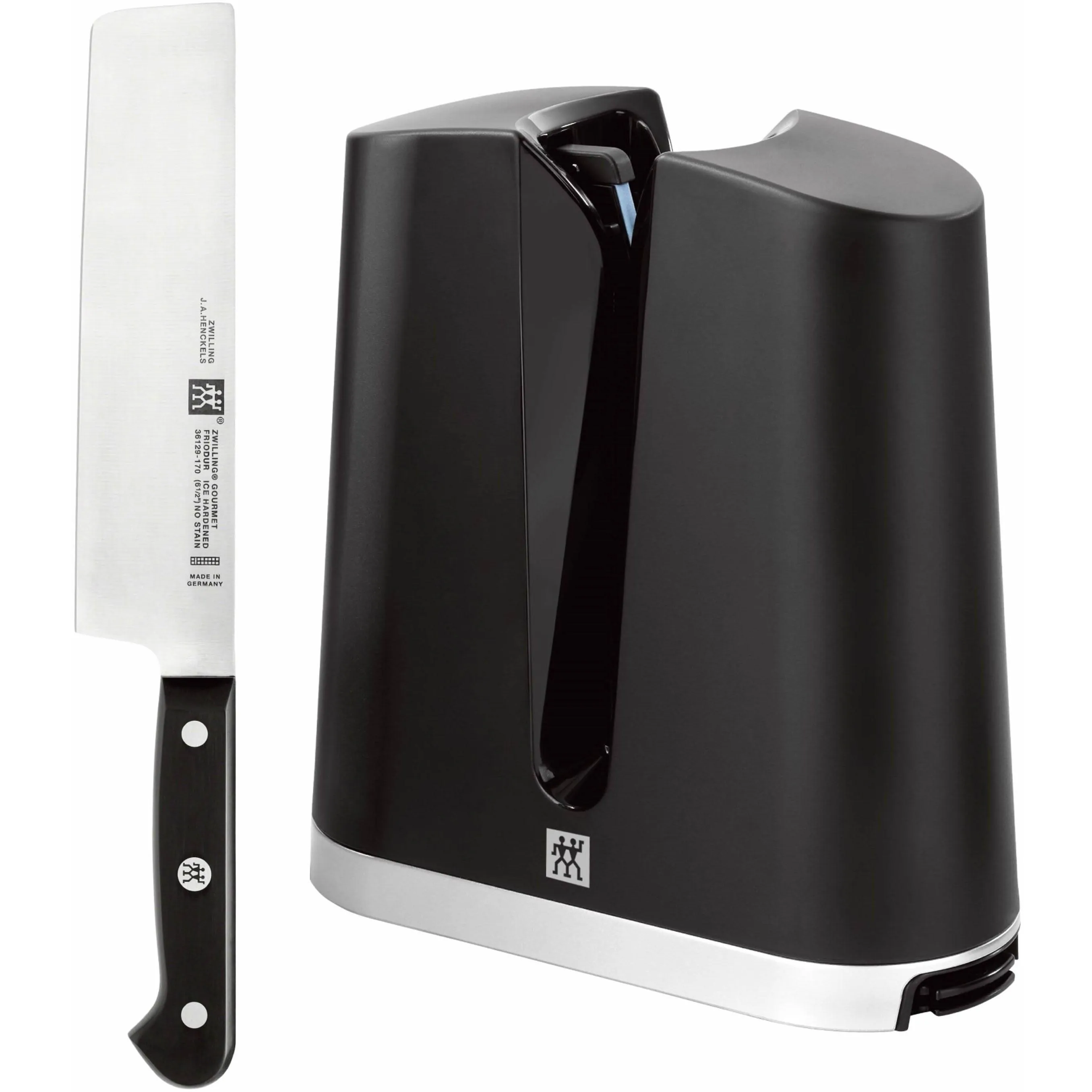 Zwilling 2-Piece V-Edge Sharpener and Gourmet Nakiri Set 1018768 jute rug, burlap rug