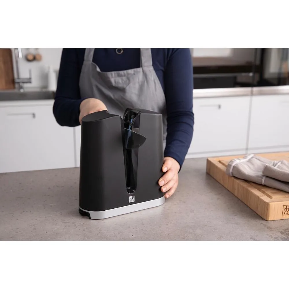 Zwilling 2-Piece V-Edge Sharpener and Pro Chef's Knife Set 1019164