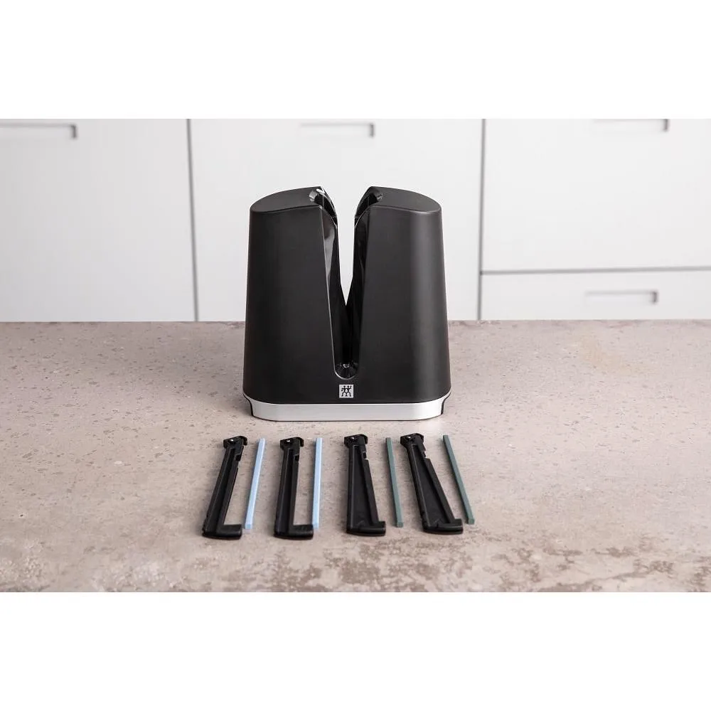 Zwilling 2-Piece V-Edge Sharpener and Pro Chef's Knife Set 1019164