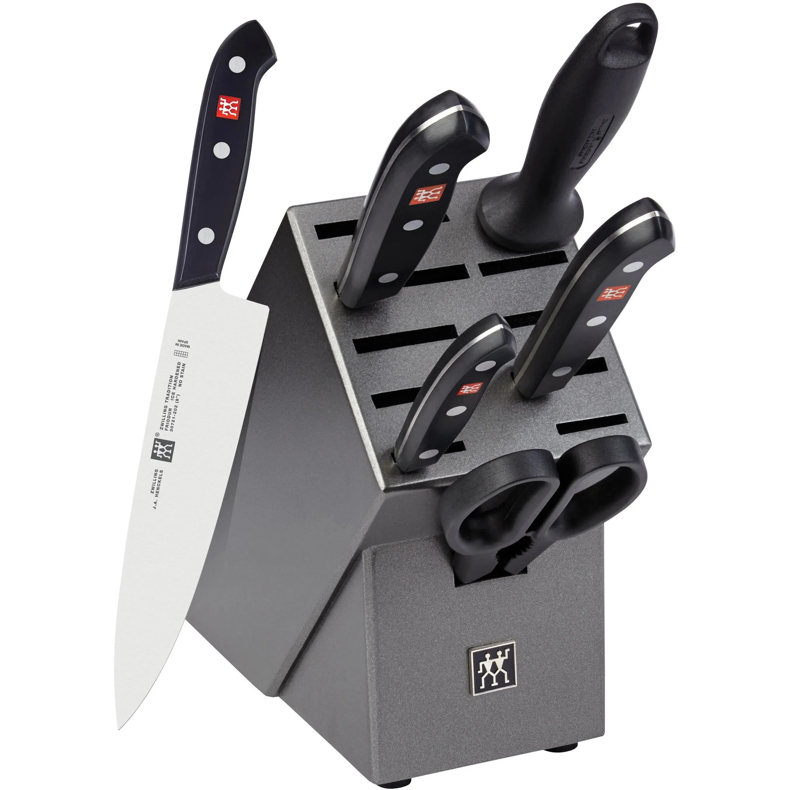 Zwilling 7-Piece Tradition Knife Block Set with Bonus Steak Set 1019241
