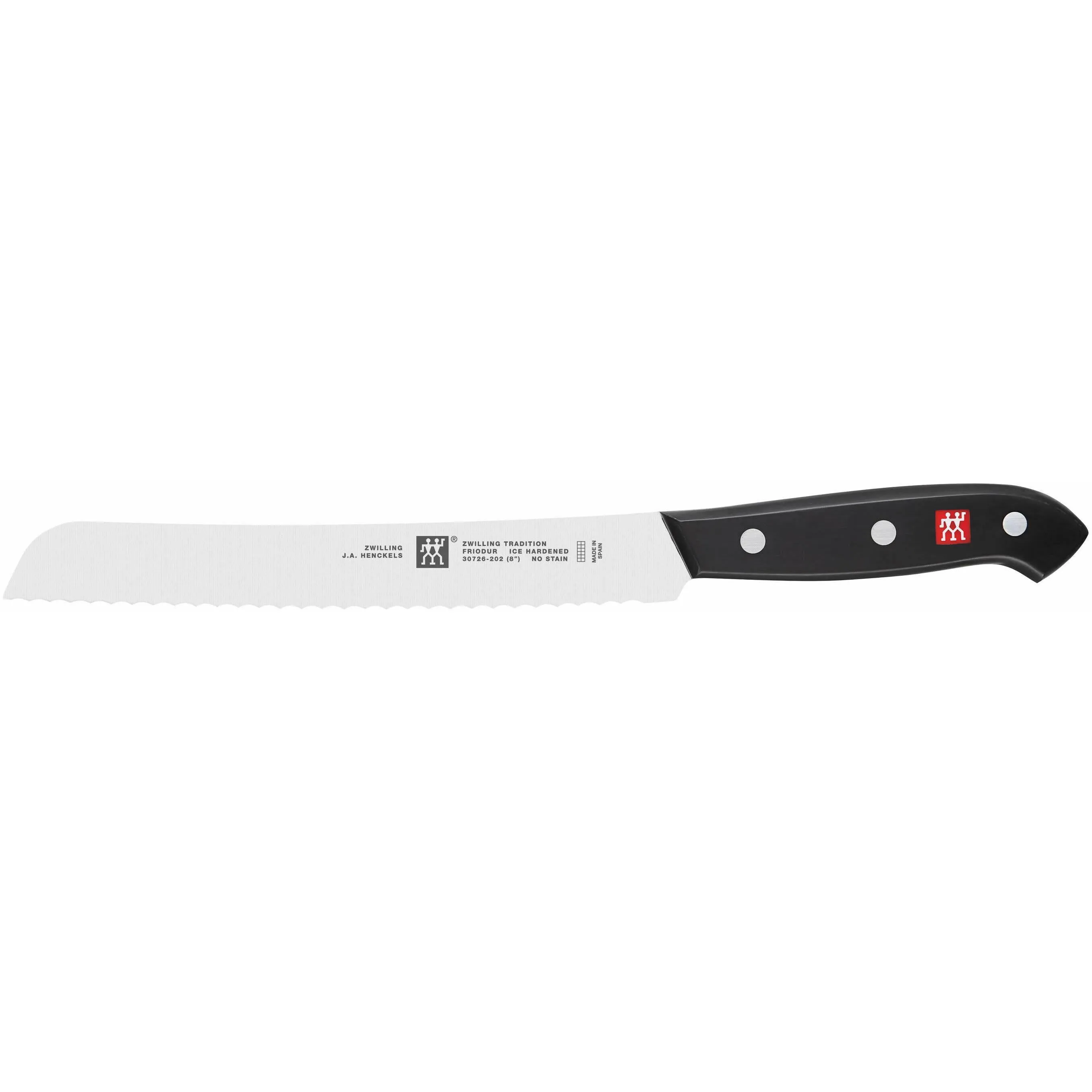 Zwilling 8-inch Bread Knife 1019232 jute rug, burlap rug
