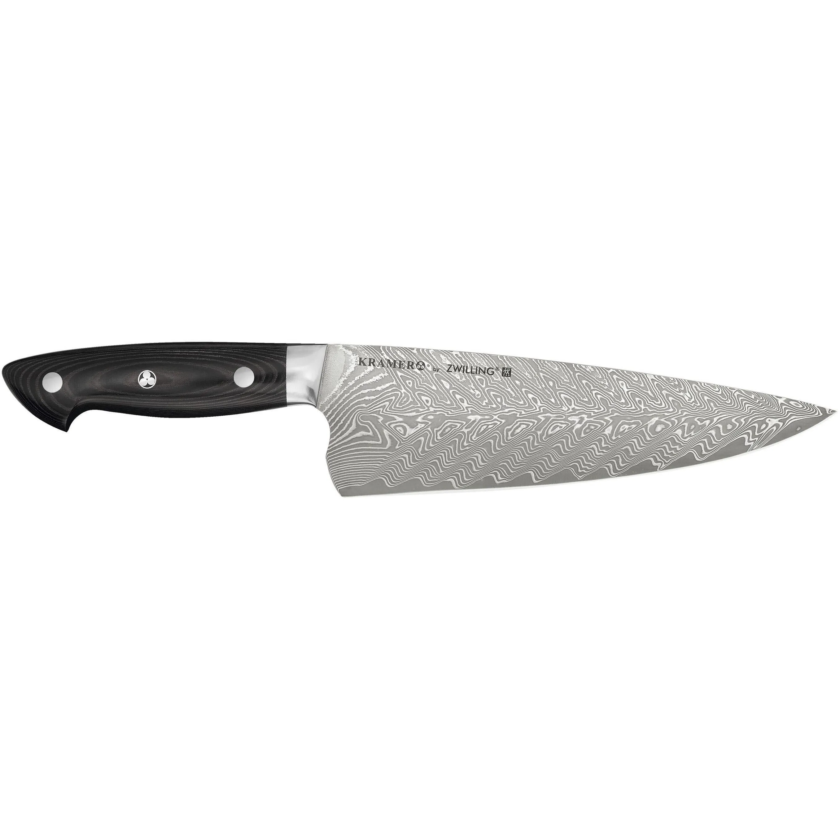 Zwilling 8-inch Kramer Euro Stainless Chef's Knife 1019622 jute rug, burlap rug